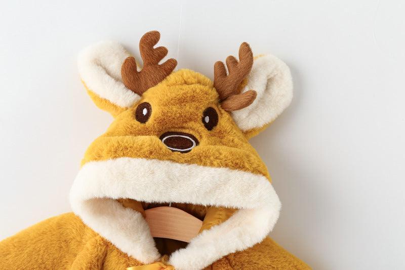 Kids Reindeer Cape with Hood