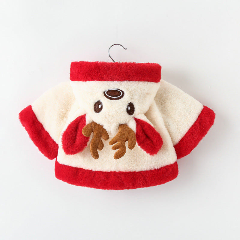 Kids Reindeer Cape with Hood