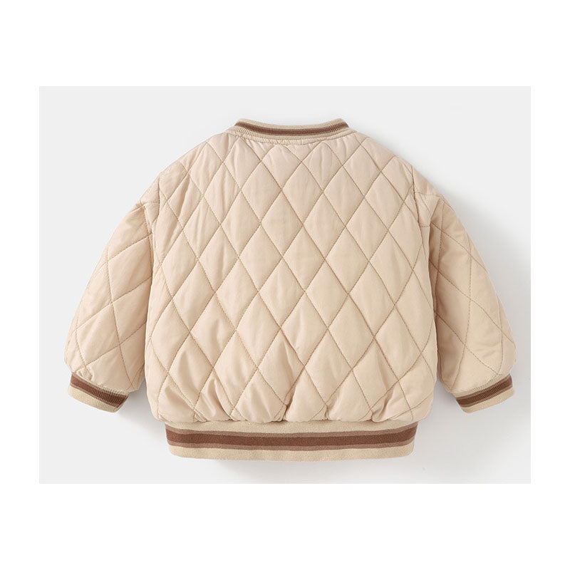 Kids Quilted Bomber Jacket - Beautiful Embroidery