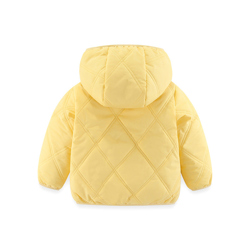 Kids Quilted Winter Jacket with Fleece Lining